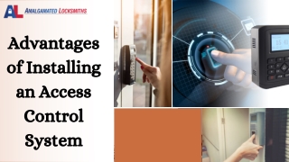 Advantages of Installing an Access Control System
