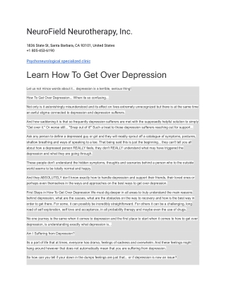 NeuroField Neurotherapy, Inc