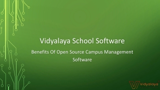 Benefits Of Open Source Campus Management Software