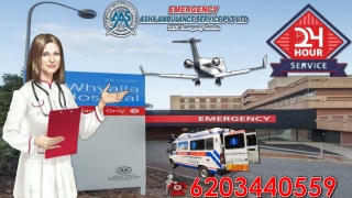 Hire Air Ambulance Service with Bed2Bed service |ASHA