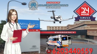 Book Air Ambulance Service with Medical Bed2Bed Service |ASHA