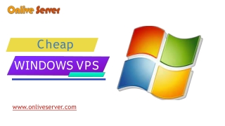 Get a Fully Managed Cheap Windows VPS Server from Onlive Server