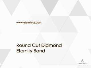 Buy Round Cut Diamond Eternity Band - www.eternityus.com