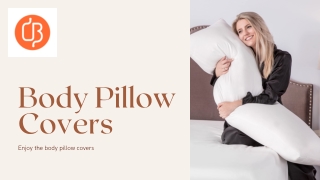 Body Pillow Covers Available in Multiple Colors