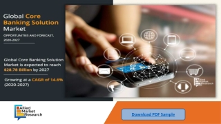 Core Banking Solutions Market is Expected to Reach $28.78 Billion by 2027