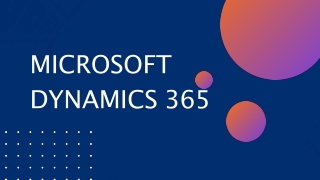 MICROSOFT DYNAMICS 365