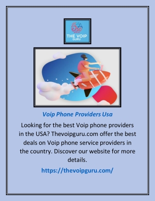 Voip Phone Providers Usa | Thevoipguru.com