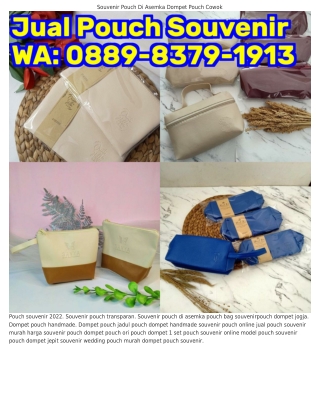 0889.8ᣮᜪ9.I9Iᣮ (WA) Pouch Bag Souvenir Pouch Dompet Harga