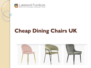 Cheap Dining Chairs UK