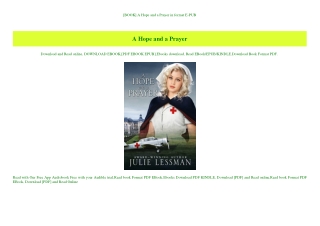 [BOOK] A Hope and a Prayer in format E-PUB