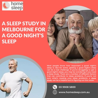 A Sleep Study In Melbourne For A Good Night’s Sleep