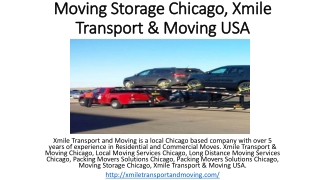 Packing Movers Solutions, Xmile Transport & Moving Chicago, Local Moving Service
