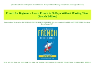(Download) French for Beginners Learn French in 30 Days Without Wasting Time (French Edition) {read online}
