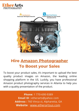 Hire Amazon Photographer To Boost your Sales