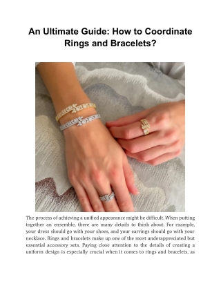 An Ultimate Guide_ How to Coordinate Rings and Bracelets