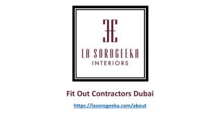 Fit Out Contractors Dubai