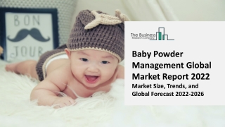 Baby Powder Market 2022: Size, Share, Segments, And Forecast 2031