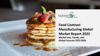Food Contract Manufacturing Market 2022-2031: Outlook, Growth, And Demand