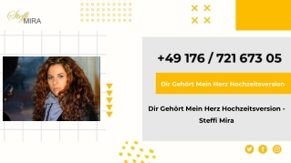 Dir Gehört Mein Herz Hochzeitsversion - Steffi Mira