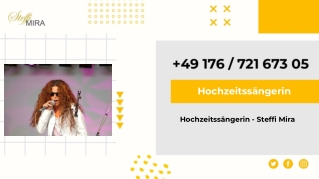 Hochzeitssängerin - Steffi Mira