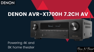 DENON AV Receiver AVR-X1700H 7.2ch AV
