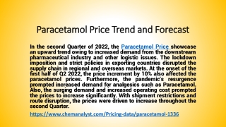 Paracetamol Demand online