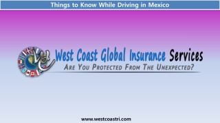 Things to Know While Driving in Mexico