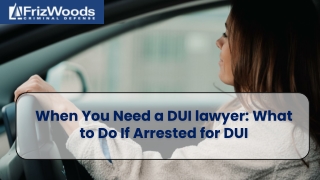 Columbia DUI Lawyer