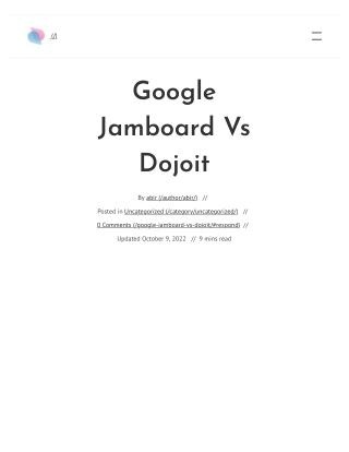 Google Jamboard vs Dojoit.