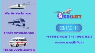 Take Air Ambulance from Patna and Ranchi with Ultra Modern Healthcare Support
