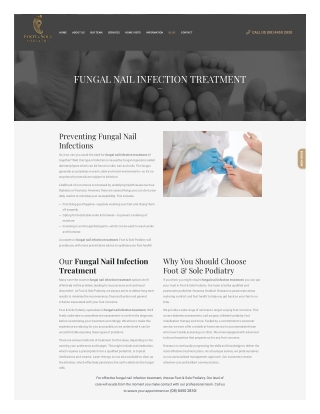 Fungal Nail Infection Treatment