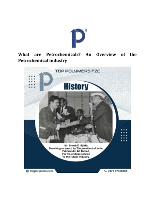 What are Petrochemicals? An Overview of the Petrochemical industry