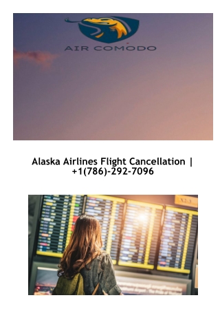 Alaska Airlines Flight Cancellation