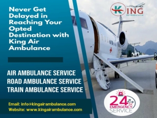 Avail of the Low-Cost Air Ambulance Service in Patna by King