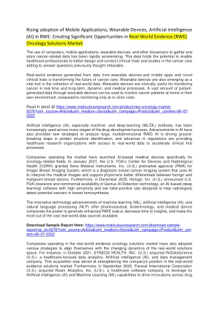 Real-World Evidence (RWE) Oncology Market