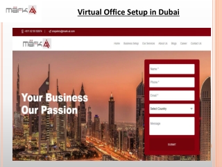 Virtual Office Setup in Dubai - Mark AI Corporate Services