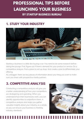 Important Tips To Follow Before Launching Your Business
