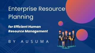 ERP as an efficient Online HR Software |  Ausuma