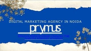 Effective Website Design Features That Grab the Attention of Visitors