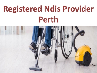 Registered Ndis Provider Perth