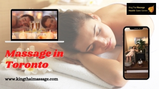 Find Best Massage Centre in Toronto at King Thai Massage