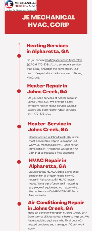 HVAC Repair in Suwanee, GA