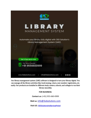 Library management system in India