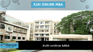 XLRI online MBA