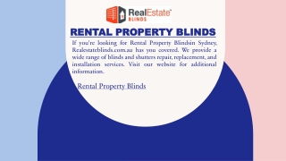 Rental Property Blinds  Realestateblinds.com.au