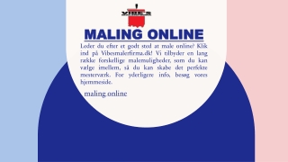 maling online  Vibesmalerfirma.dk