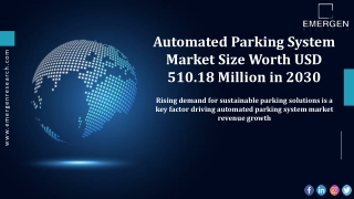 Automated Parking System Market Scope, Growth Analysis and Industry Forecast