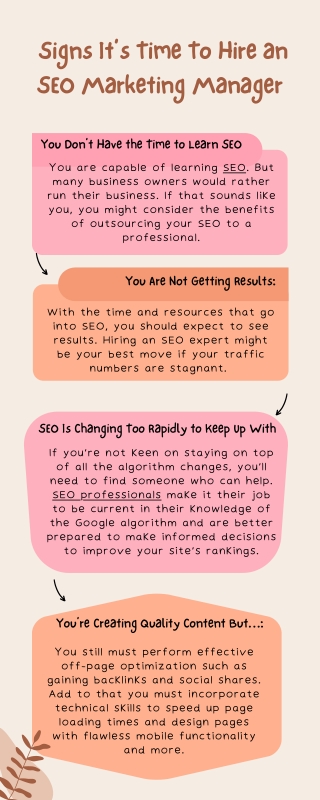 Signs It’s Time to Hire an SEO Expert
