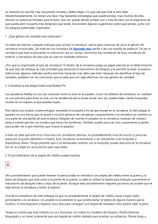 Si te has encerrado fuera de tu vivienda, aqui tienes nuestros consejos
