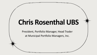 Chris Rosenthal UBS - An Accomplished Professional